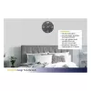 TFA Dostmann orologio da parete radiocontrollato design Contour, nero/bianco (60.3536.10)