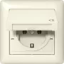 Gira 415701 presa SCHUKO con coperchio a ribalta, IP44, bianco puro