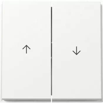 GIRA coperchio bilanciere 329466 doppia freccia TX_44 bianco puro