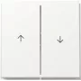 GIRA coperchio bilanciere 329466 doppia freccia TX_44 bianco puro
