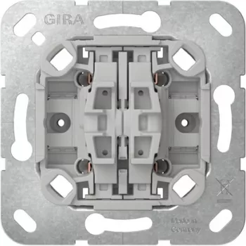 GIRA 386700 interruttore a pulsante a bilanciere 4 vie inserto contatto NO
