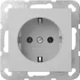Gira System 55 inserto presa SCHUKO, grigio 4466015