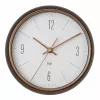 TFA Dostmann 60.3547.10 Orologio da parete radiocontrollato 22,3 cm grigio rame