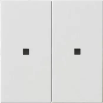GIRA 510703 KNX RF Interfaccia di comando 2 posti System 55 bianco puro