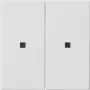 GIRA 510703 KNX RF Interfaccia di comando 2 posti System 55 bianco puro