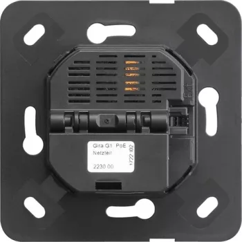 Gira Alimentatore PoE G1, 15,4 W, guida DIN, 100-240 V AC a 48-57 V DC, IEEE 802.3af 223000