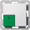 Gira System 55 Bilanciere Off/Stop, bianco puro 291103