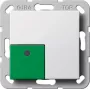Gira System 55 Bilanciere Off/Stop, bianco puro 291103