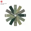 TFA Dostmann 60.3020.04 Orologio da parete al quarzo 400 mm verde oliva lancetta dei secondi continua