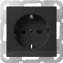 Gira 4170005 Presa SCHUKO con luce di orientamento LED e sensore di luminosità, System 3000, bianco puro lucido
