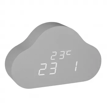 TFA Dostmann 60.2040.15 Sveglia al quarzo per bambini grigio