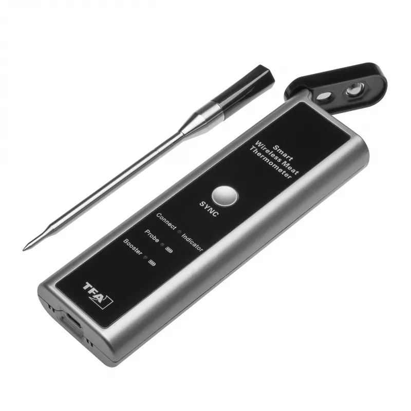 TFA Dostmann Termometro per carne BBQ senza fili SMART KÜCHEN-CHEF termometro da grill (14.1515.10)