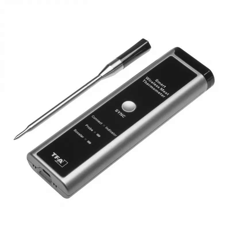 TFA Dostmann Termometro per carne BBQ senza fili SMART KÜCHEN-CHEF termometro da grill (14.1515.10)