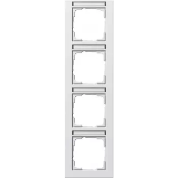 GIRA 111429 Placca di copertura 1 modulo bianco puro lucido System 55