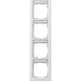 GIRA 111429 Placca di copertura 1 modulo bianco puro lucido System 55