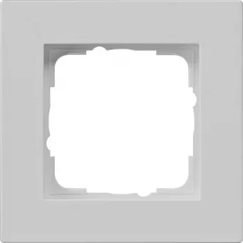 Gira System 55 Placca di copertura 1 modulo piatta grigio 0211375