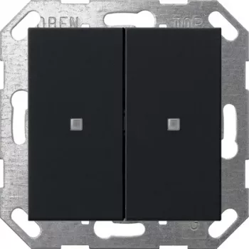 Gira KNX Bilanciere 2 moduli, nero (5173005)