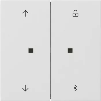 Gira System 3000 Temporizzatore per tapparelle e avvolgibili con Bluetooth, bianco puro lucido 5367112
