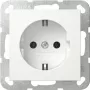 Gira 418027 Modulo presa SCHUKO SRK System 55, bianco puro lucido