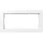 Gira System 55 Placca di copertura 2 moduli bianco puro (RAL 9010) 1002150