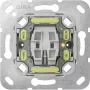 GIRA 382600 Modulo interruttore con spia, 1 polo, 10 A, 250 V, da incasso, con collegamento spia di controllo, termoplastica, IP20