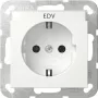 Presa SCHUKO GIRA 445727 System 55 bianco puro