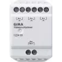 Gira 122400 video multiplexer per citofonia, bus a 2 fili, 4 ingressi telecamera, guida DIN, 6 moduli