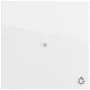 Bilanciere Gira con simbolo luce, bianco puro, illuminazione simmetrica 367470
