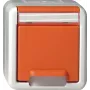 Presa SCHUKO Gira con coperchio a ribalta, da parete, arancione 4440309