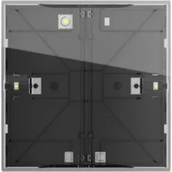 Tasto sensore Gira 4 Comfort 1 modulo OneKNX KNX con display, antracite 534100