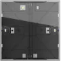 Tasto sensore Gira 4 Comfort 1 modulo OneKNX KNX con display, antracite 534100