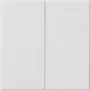 Placca interruttore a bilanciere Gira 2 moduli bianco puro 537003