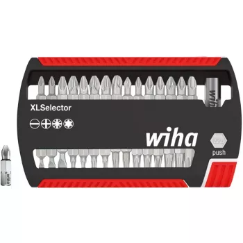 Wiha XSelector set di 31 punte con punte a taglio, Phillips, Pozidriv e TORX 29417