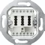 GIRA 003202 presa di connessione TAE meccanismo, 2x6/6 NFF, bianco puro