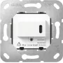 Gira meccanismo presa SCHUKO con USB Type-C PD, 16 A, 250 V, da incasso, nero 236200