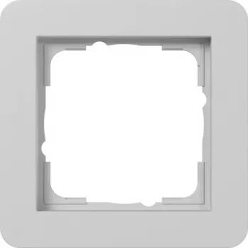 Gira E1 coprifilo 1 modulo, grigio opaco (0211154)