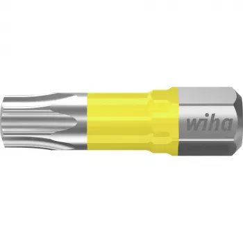 Wiha 42304 punta Torx T25 x 25 mm, confezione da 25, attacco esagonale 1/4
