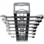 Wiha 45244 set chiavi a cricchetto ad anello 8 pezzi 8-19 mm