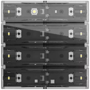 Gira Tastsens.4.70 Comfort 4f OneKNX 534400 touch panel KNX con 4 tasti capacitivi e display a colori