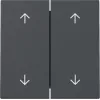 GIRA bilanciere 329728 con frecce a 2 vie System 55 antracite