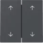 GIRA bilanciere 329728 con frecce a 2 vie System 55 antracite