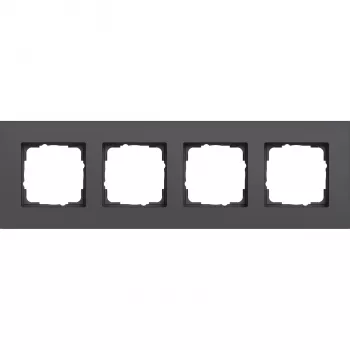 Gira Esprit cornice in alluminio antracite a 4 moduli 0214408
