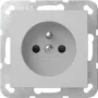 GIRA 4485015 presa con spinotto di terra e otturatore