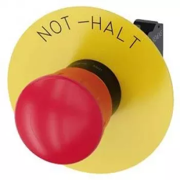 Siemens SIRIUS ACT pulsante di emergenza, 22mm, fungo rosso, 1NC, sbloccaggio a strappo, morsetto a vite 3SU11001HB203CH0