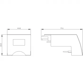 SIEMENS SIRIUS 3RV2917-5AA00 connettore per interruttori automatici S00, morsetto a molla, configurazione semplice