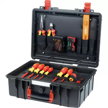 Wiha Basic Set L Electric valigetta portautensili 46 pezzi isolati VDE 47312