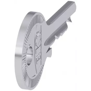 Siemens SIRIUS ACT chiave per interruttore a chiave, numero di chiusura S1, metallo, argento 3SU19500FD800AA0