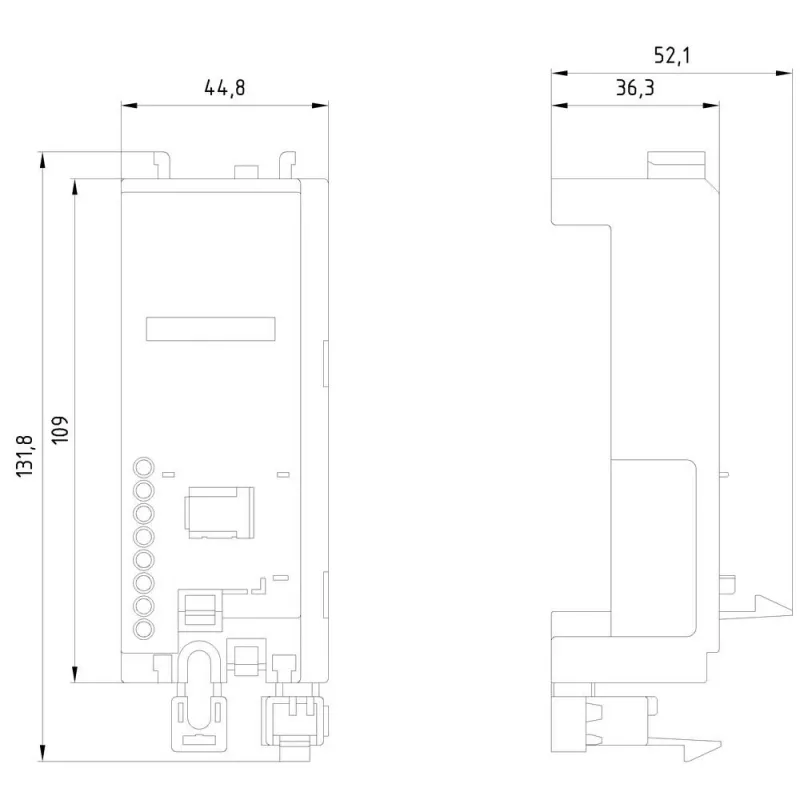 Siemens SIRIUS modulo di collegamento per interruttori automatici 3RV2 e contattori 3RT2, S00/S0, 3RV2917-7AA00