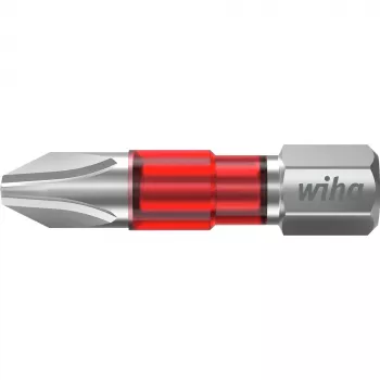 Wiha 7011TY Punta per cacciavite Phillips PH2 x 29 mm, confezione da 25, esagono 1/4