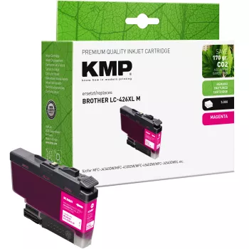 Cartuccia d'inchiostro magenta rigenerata KMP per Brother LC426XLM (5000 pagine) 1550,4006